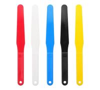 JEWEDECO Set 5 Spatole per Pittura Artistica in Plastica, Raschietti Professionali per Miscelare Colori, Strumenti Portatili per Pittura e Artigianato, Facili da Pulire, per Colore Casuale