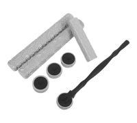 JEWEDECO Set 8 Pezzi Rulli per Argilla con Testure, in Plastica e Gomma, per Creazione Collane e Orecchini, Gestione Semplice, per Professionisti