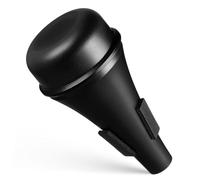 JEWEDECO Sordina per Tromba in Plastica Nera Piccola, Silenziatore per Pratica Strumento a Tromba, Accessorio per Esercizi Musicali a Casa e Studio