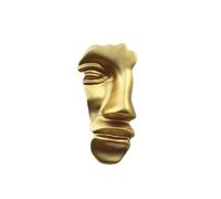 JEWEDECO Spilla Donna Creativa in Lega Oro Motivo Volto Semplice, Accessorio Moda per Feste e Compleanni, Elegante Spilla da Abbigliamento alla Moda