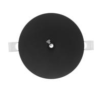 JEWEDECO Staffa a Molla per Downlight da Incasso, Base Nera in Metallo | Fissaggio Sicuro e Rapido, Integrazione Ordinata nel Soffitto, per Lampade Sospese e Accessori da Soffitto