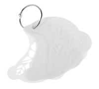 JEWEDECO Stencil per Trucco Viso Riutilizzabili in Pet 16 Pezzi Set Creativo Bianco per Body Art e Cosplay e Adulti, per Carnevale e Giochi Quotidiani