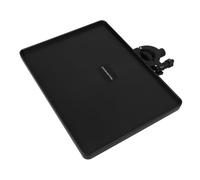 JEWEDECO Supporto Microfono con Vassoio Regolabile per Live Broadcast Staffa Nero Medio per Treppiede e Stativo Porta Microfono e Accessori Antiscivolo Facile da Installare