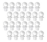 JEWEDECO Tappi per Bottiglia Multiuso e Comodi da Trasportare per Set 24 Pezzi in Vetro Silicone per Bottiglie di Vino e Contenitori Decorativi