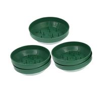 JEWEDECO Vassoio di Fissaggio Floreale in Schiuma Plastica Set da 5 Pezzi Supporto Orizzontale per Composizioni Floreali Forniture per Decorazioni Matrimonio e Feste