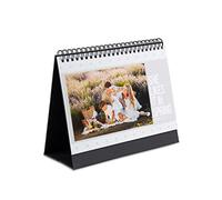 Jeweidea Calendario da Tavolo 2025 Personalizzato con Foto Calendario Famiglia 2025 per Casa e Ufficio Anno Nuovo Regalo Natale (A)