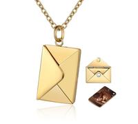 Jeweidea Collana con Foto Collana a Cuore Personalizzata con Foto Dentro per Coppie Donna Uomo Ciondolo con Incisione per Amici Famiglia Regali per il Compleanno