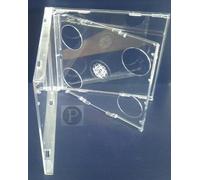 Jewel CD custodie doppie 5.2 mm il vassoio trasparente bianco Mark (25)