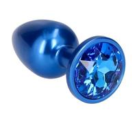 plug anale con dimante mini dildo anal butt in metallo tappo oro con pietra sexy