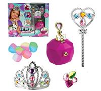Jewel Secrets - Princess Glam Set - For Dress Up - Make your Own Jewellery, Gems Inside Magic Stones