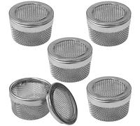 Jewellers Tools Mini cestello in acciaio per pulizia a ultrasuoni, 5 pezzi, 20 x 13 mm