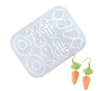 Jewellery Moulds - Diy Easter Crafting Stencil, Butterfly Flower Rabbit Egg Design Holiday Earring Molds, Diy Easter Crafting Stencil, Earring Mold for Family Women Men Girls School Home