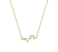 Jewellery Sets,Exquisite 925 Heart Wave Charm Necklace for Women Accessories/Color