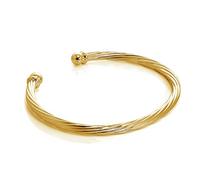 jewellerybox Bracciale da uomo in argento Sterling placcato oro