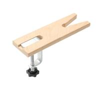 Jewelry Bench Pin - Drilling Tools with C Clamp | Jewelry Making Tool | Bench Pin Jewelry Making Tool Heavy Duty Ergonomic Durable Natural Wood Easy Installation and Portable