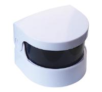 Jewelry Cleaner Machine, Retainer Cleaning Device, Electric Portable Ultrasonic Denture Washer Glasses Deep Cleaning Tool for Necklace, 3.62x3.19x2.91 Inches