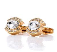 Jewelry Cufflinks Men's Shirt Cufflinks Crystal Large Zircon Cufflinks French Shirt Sleeve Stud Buttons