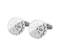Jewelry Cufflinks Men's Shirt Cufflinks Inlaid Sun Pattern Cufflinks Flower Shaped Cufflinks