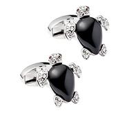 Jewelry Cufflinks Men's Shirt Cufflinks Luxury Turtle Zircon Rhinestone Metal Cufflinks French Shirt Cufflinks