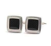 Jewelry Cufflinks Men's Shirt Cufflinks Square Fiber Cufflinks Men's Business Banquet Shirt Cuff French Sleeve Stud Buttons