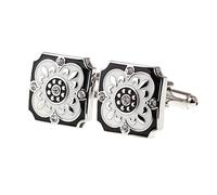 Jewelry Cufflinks Men's Shirt Cufflinks Square Vintage Carved Men's Cuff French Shirt Sleeve Stud Cuff