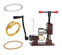 Jewelry Manual Bending Machine,Bracelet Maker Machine,Bracelet Bending Tool,Press Round Machines With Detachable Handle And Stable Base,for Processing Rings(Gray)