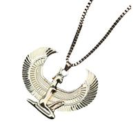 Jewelry New 2025 Arrival Ancient Egyptian Mythology Goddess Isis Necklace Stainless Steel Pendant Necklace Women Vintage Egypt Color With For You Accessories Trendy Creative Gift Gift