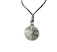 Jewelry New 2025 Arrival Bohemian Exaggerated Metal Swirl Pendant Necklace Women Vintage Hand-Woven Rope Ccb Beaded Beach Vacation Party With For You Accessories Trendy Creative Gift Gift