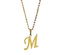 Jewelry New 2025 Arrival Cute Color Stainless Steel Chain Pendant Initial Necklace Trendy Letter K Christmas Jewelry For Women With For You Accessories Trendy Creative Gift gift
