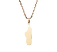 Jewelry New 2025 Arrival Madagascar Map Pendant Necklaces For Women Men Jewelry Africa Malagasy Maps Chain With For You Accessories Trendy Creative Gift gift