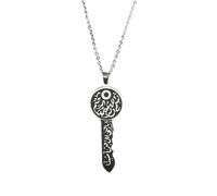 Jewelry New 2025 Arrival Vintage Allah Muslim Arabic Islamic Key Pendant Necklace Islam Ayatul Kursi Pendant Necklaces Quran Religious With For You Accessories Trendy Creative Gift gift