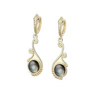 jewelry New 2025 Black White Shell Drop Earrings Snake Earring For Women Vintage Jewelry Wedding Hoop Earrings Gifts With For You Jewelry Fashion Accessories eative G