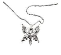 jewelry New 2025 Vintage Gothic Color Cutout Butterfly Skull Pendant Necklace Animal Jewelry Halloween Jewelry Gifts For Men Women With For You Jewelry Fashion Accessories Creativ
