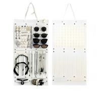 Jewelry Organizer, Porta Orecchini da Appendere 66cm*35cm Appendi Gioielli Donna Muro Porta Collane da Appendere Appeso Contiene Portagioielli Organizer per Gioielli da Appendere per Donne E Ragazze