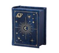 Jewelry Ring Case - Book Style PU Leather Box Magnetic Closure, Travel Friendly Ring Organizer, Compact Jewelry Storage Holder With Velvet Lined Interior For Safe Engagement Proposal Gift | For Women