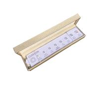 Jewelry Store Essential Elegante zirconia cubica gemme carati e anelli Tabella di confronto delle dimensioni uso quotidiano casual Guida alle pietre preziose di zirconia