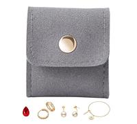 Jewelry Travel Bag - Travel Jewellery Organiser Box | Foldable Jewellery Organiser | Women Girls Compact Container Magnetic Closure For Rings Earrings Bracelets Ear Studs Fashion Accessories