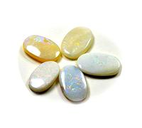 Jewelryonclick Naturale Australia Opale Fuoco Pietra Sciolta Lotto Ovale Birthstone Commercio all'ingrosso, Pietra, Opale naturale