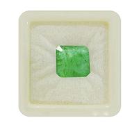 JewelryonClick Smeraldo naturale sfaccettato forma quadrata sfaccettata 7 carati gemma allentato per anelli, gioielli pendente che fanno la produzione di chakra guarigione