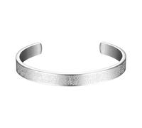 JewelryWe Bracciale Donne Uomini Musulmani: Bracciale Aperto Corano Allah Calligrafia araba Islam Eid Gioielli Islamici