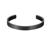 JewelryWe Bracciale Donne Uomini Musulmani: Bracciale Aperto Corano Allah Calligrafia araba Islam Eid Gioielli Islamici