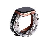JewelryWe Gioielli Bracciale Donna in Perle Cinturino di Ricambio Compatibile con Apple Watch 38 mm 40 mm 41 mm 42 mm 44 mm 45 mm Bracciale per Apple Watch SE/iWatch Series 7/6/5/4/3/2/1, Bracciale