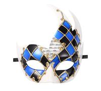 JewelryWe Maschera veneziana da uomo e da donna, maschere di carnevale