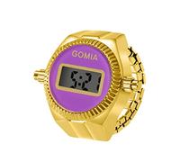 JewelryWe Orologio al Quarzo da Dito, Orologio Digitale da Uomo Donna,Orologio Semplice ad Anello con Calendario Cronometro,Orologio Piccolo con Cinturino Elastico,Colore da Scelta