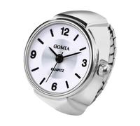 JewelryWe - Orologio Analogico da Dito da Uomo e Donna Elastico al Quarzo Orologio Semplice Piccolo Colore da scelta