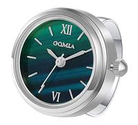 JewelryWe Orologio da dito da uomo e donna con elastico rotondo al quarzo, Anello Orologio Stile Semplice, Colore da Scelta,Regalo per Natale