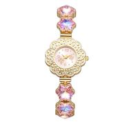 JewelryWe Orologio Da Donna Alla Moda: Orologio Analogico Al Quarzo Con Cassa a Forma Di Fiore - Un Regalo Per Il Suo Anniversario