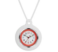 JewelryWe Orologio da infermiera portatile da tasca con coperchio in silicone e collana a catena con lancetta dei secondi per dottore per la festa della mamma