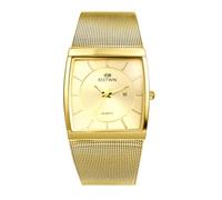 JewelryWe Orologio da Polso da Uomo Calendario: Orologio al Lavoro con Lancette Luminose Impermeabile