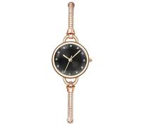 JewelryWe Orologio da Polso Rigido da Donna: Bracciale Orologio con Zircone Senza Numero Orologio Piccolo Colorato Idee Regalo da Ragazze